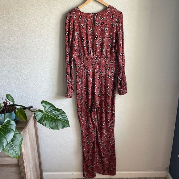 Free People Some Like It Hot Jumpsuit in Rust Combo - Picture 14 of 15